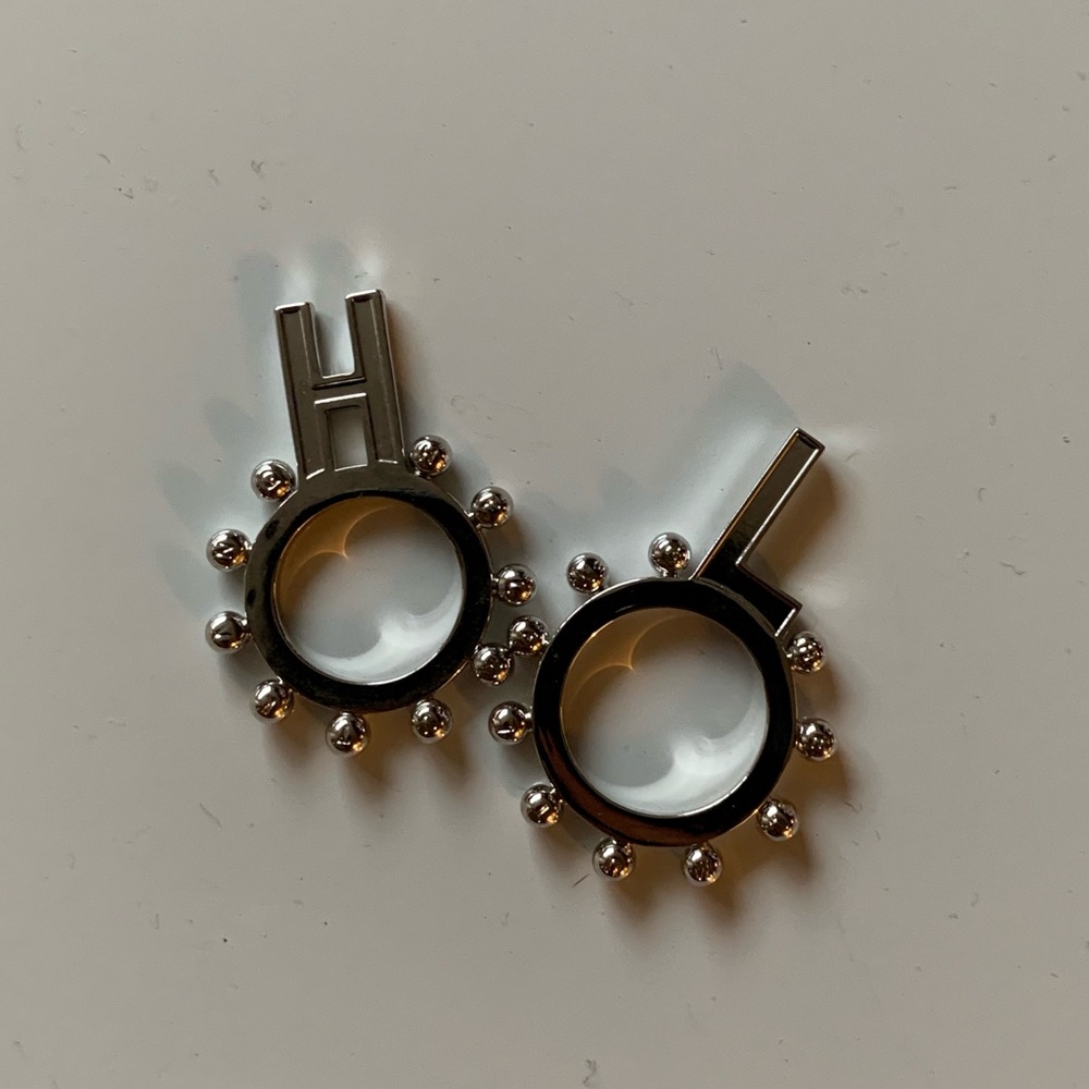 Rare RUNWAY HELMUT LANG x HBA rings